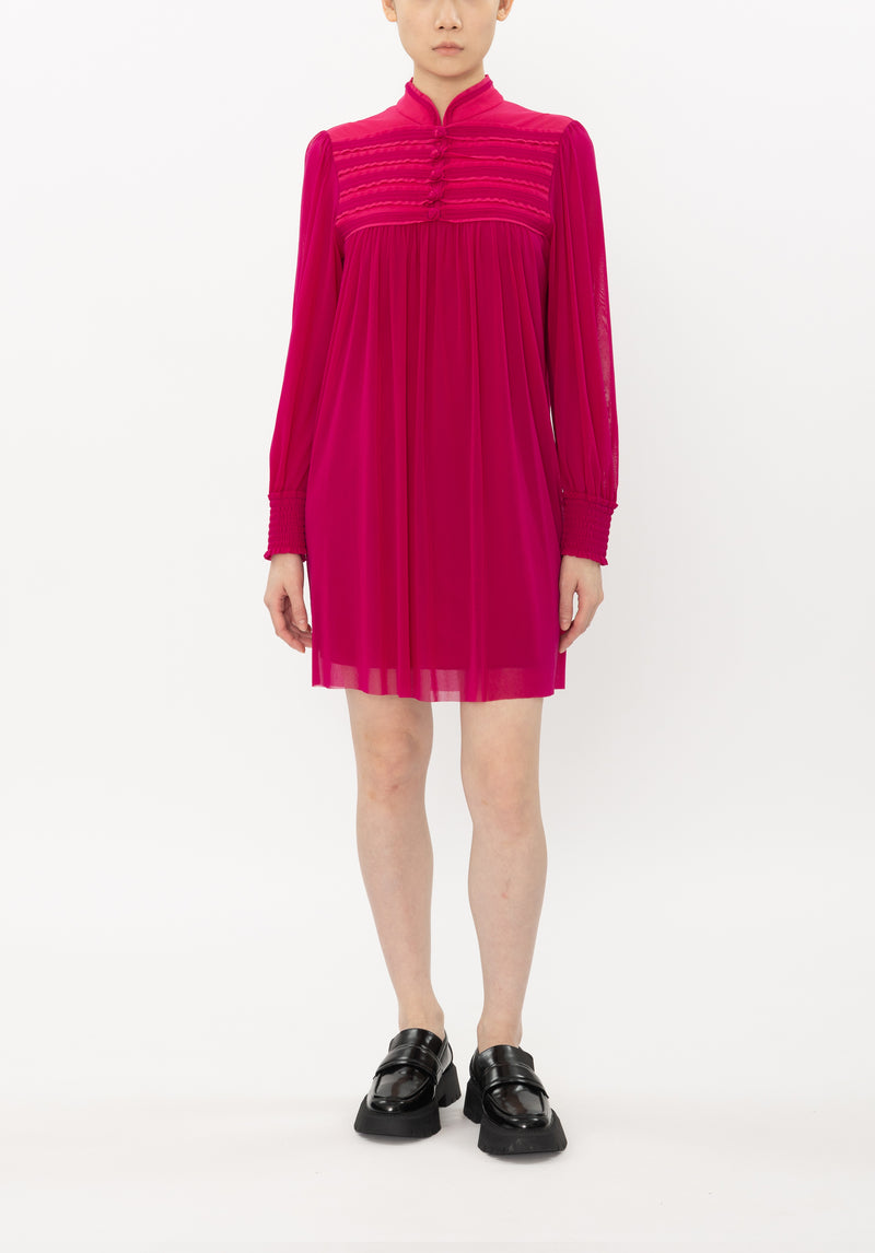 SOLID STRETCH NETTING DRESS – Vivienne Tam Store