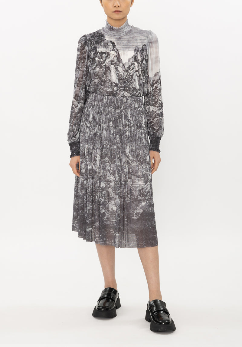 META DREAMLAND PRINT ST NETTING SKIRT