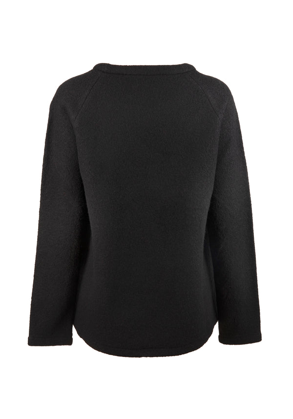 OPERA GIRL CUTOUT BOIL WOOL TOP