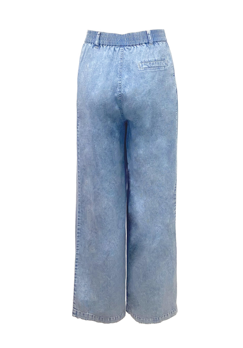 WIDE LEG SEAM DETAILS JEANS