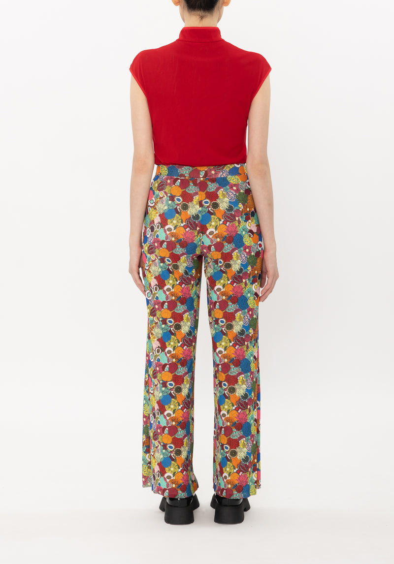 SMALL TROPICAL FRUIT NETTING PANTS