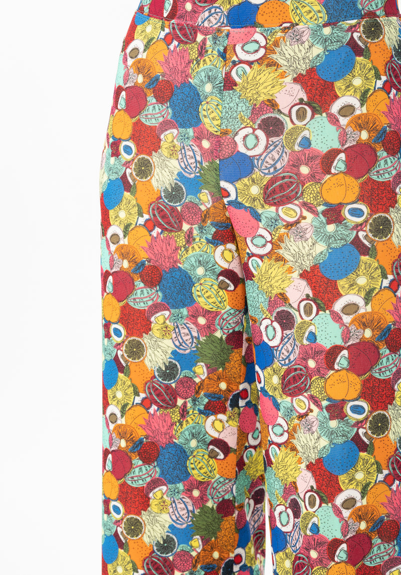 SMALL TROPICAL FRUIT NETTING PANTS
