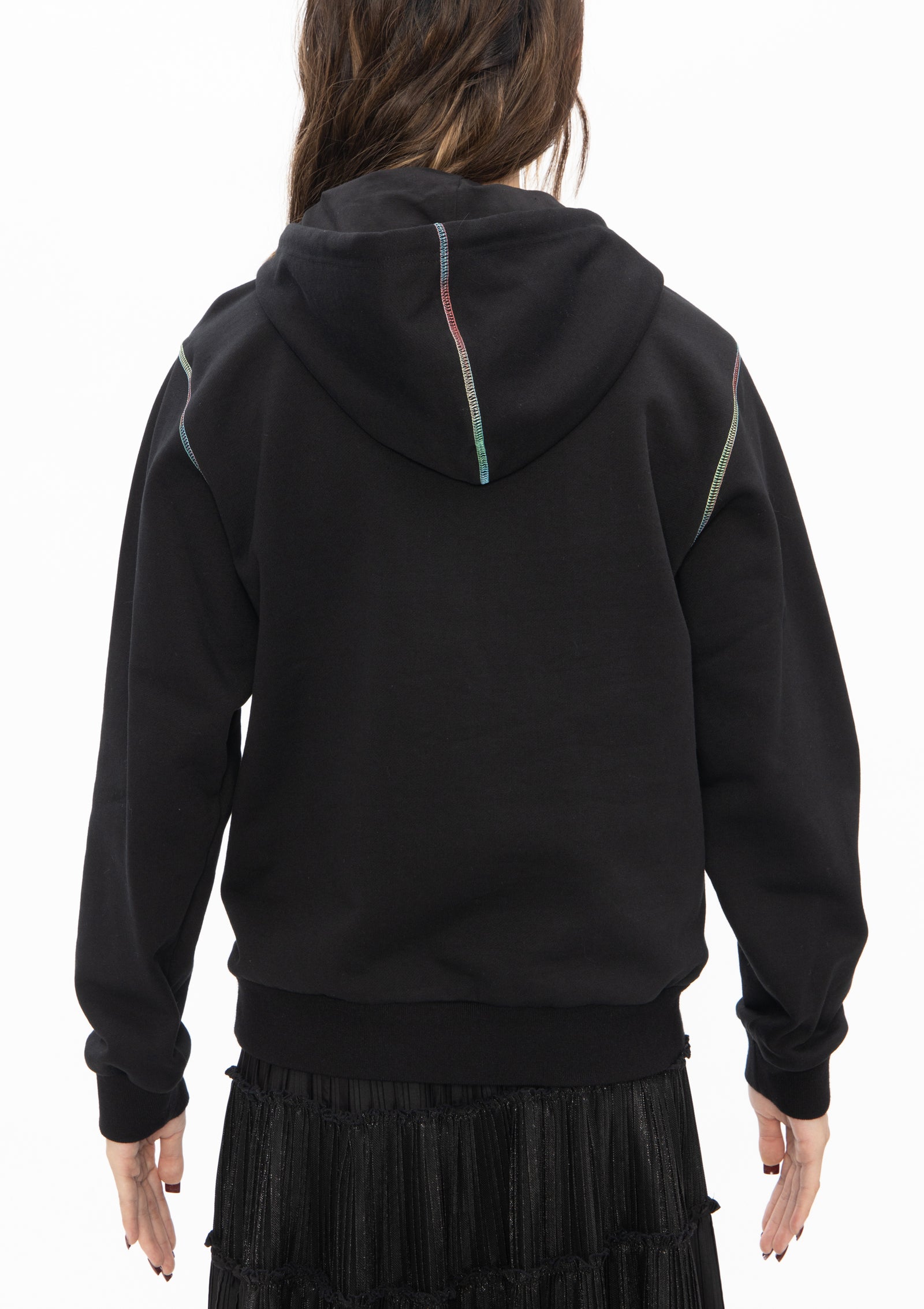 RAINBOW DRAGON COTTON SWEATSHIRT HOODIE – Vivienne Tam Store
