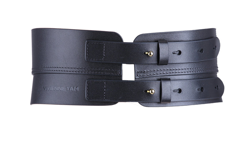 BLACK DRAGON HEAD WAIST BELT