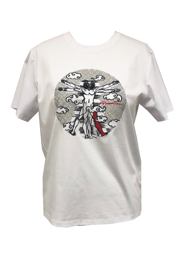 Vitruvian Man Print Tee